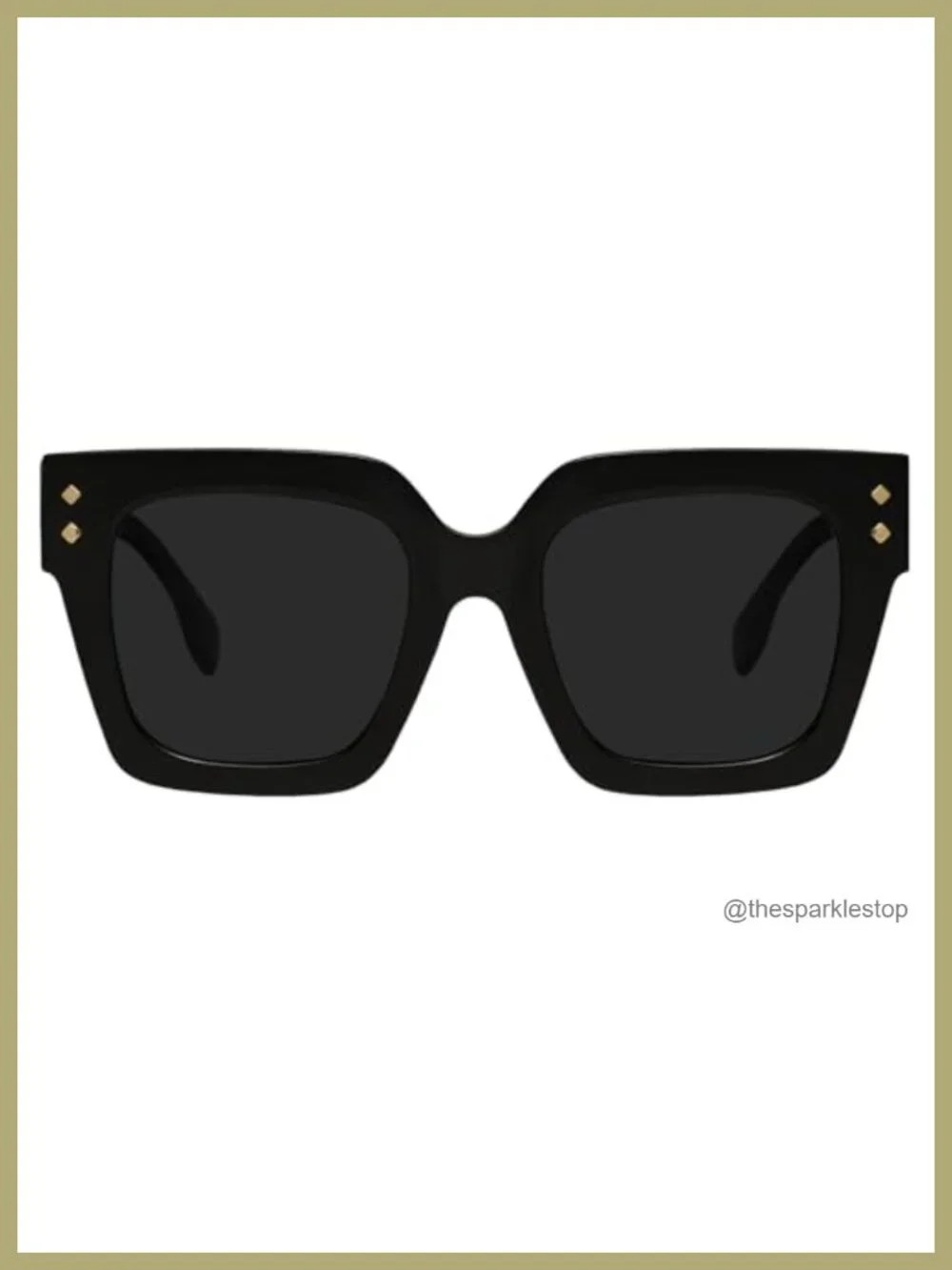 Oversized Square Polarized Sunglasses UV400 Protection for Women